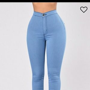 Fashion Nova Super High Waisted Jeans